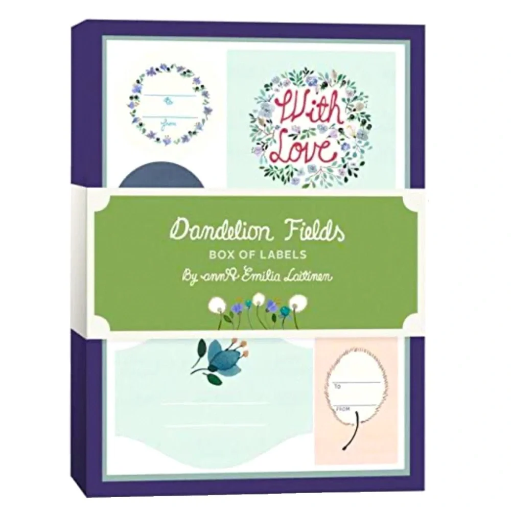 Dandelion Fields Box of Labels, 36 Sheets